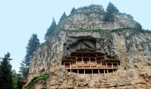 蘆芽山懸空寺