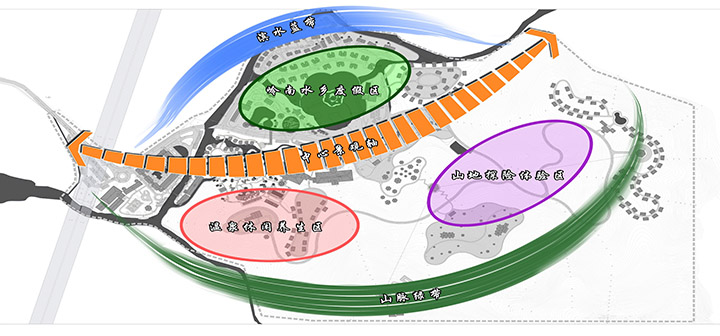 林豐溫泉旅游規(guī)劃升級分區(qū)圖
